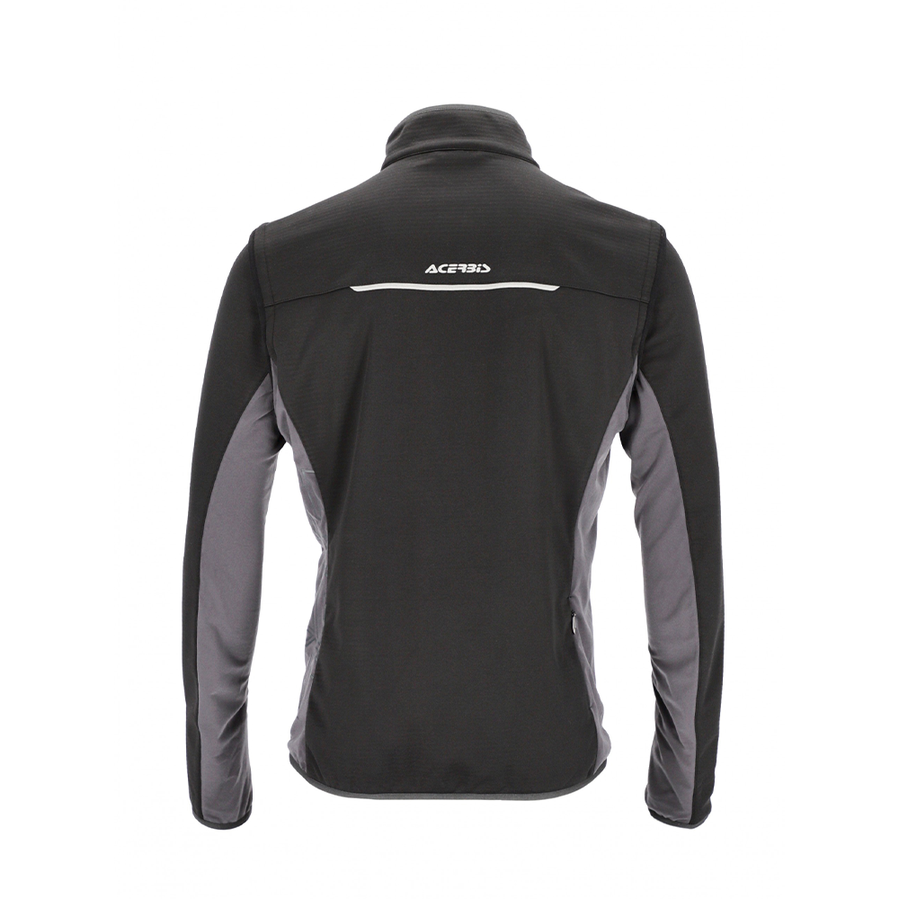 Softshell Track Jacket - Black/Grey