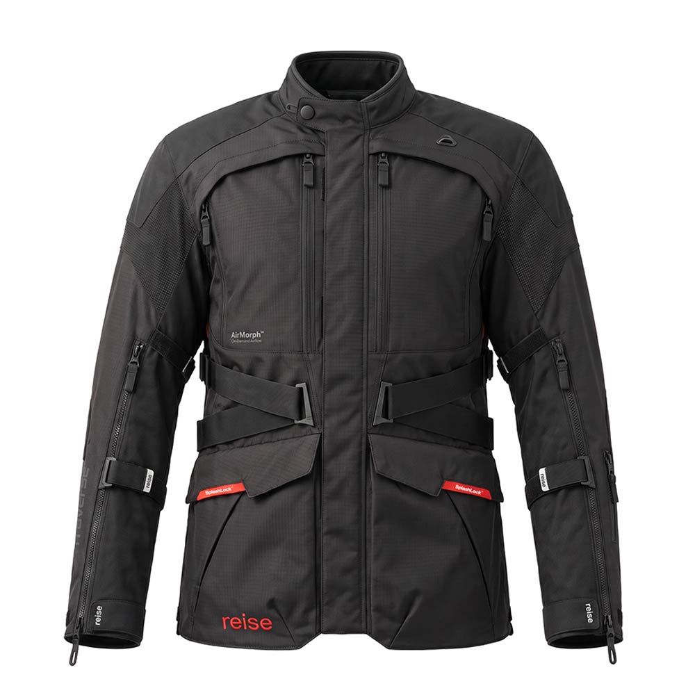 Traverse - Motorcycle Adventure Touring Jacket (Black) – ReiseMoto