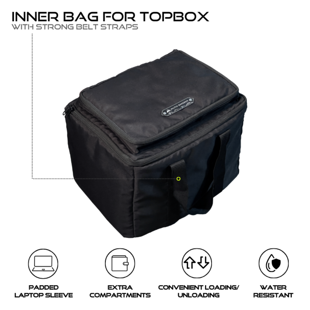 Top Box - 42L - Innerbag for Motorcyclists (Black)