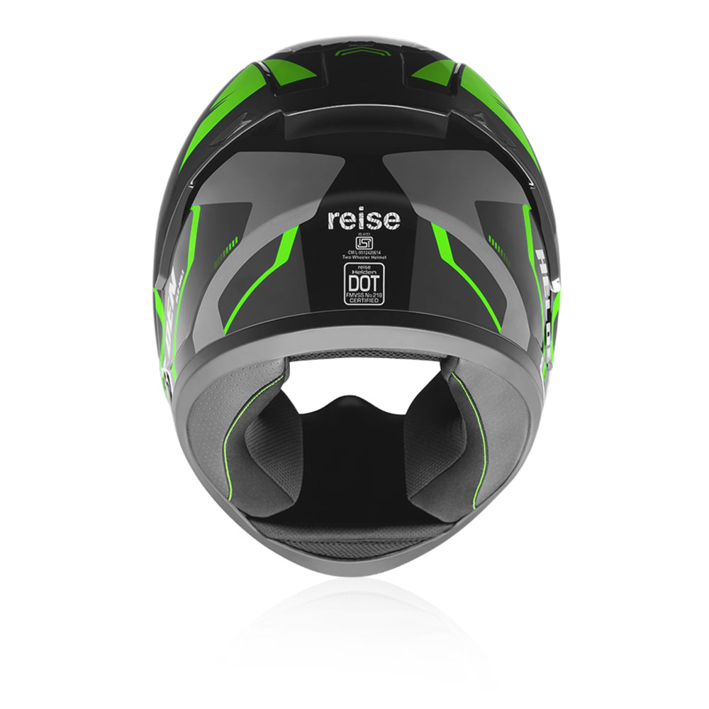 Helden Riding Helmet - Green / Black
