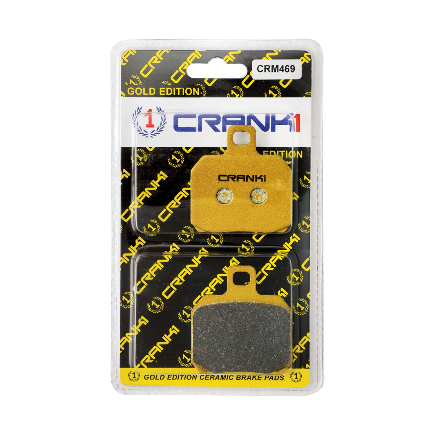 Ceramic Brake Pads For Benelli TRK 502 (UPTO 2016) - Rear - CRM469 (1 Set)