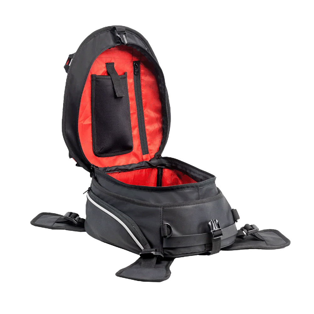 Drift - Hybrid Tank Bag with Rain Cover (Black)