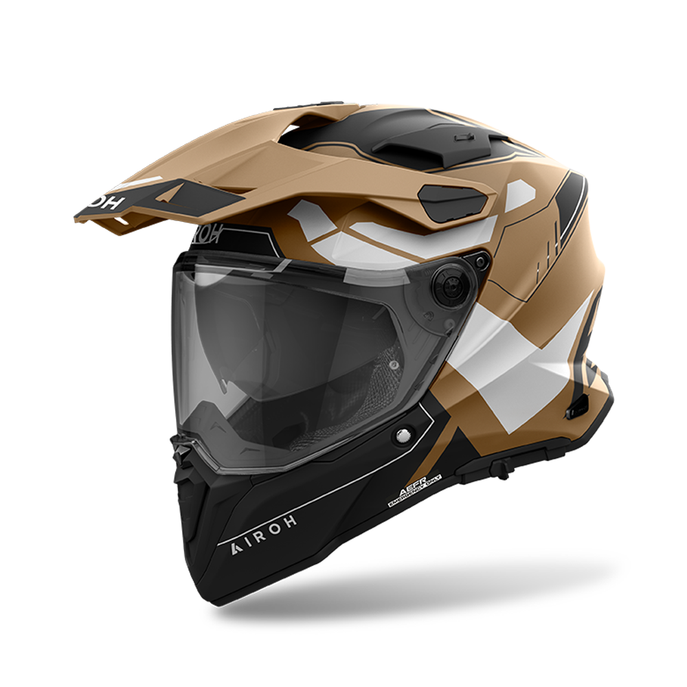 commander char motorcycle helmet Mach V Carbon Blacktop / LG Lightweight with a wide field of view Imperial Night Command Helmet with