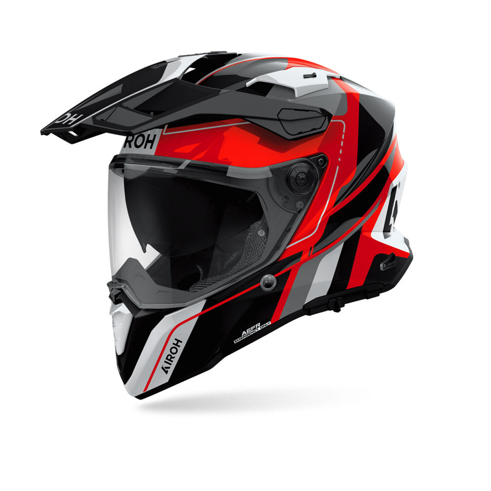 Commander 2 Skip Red Gloss Helmet