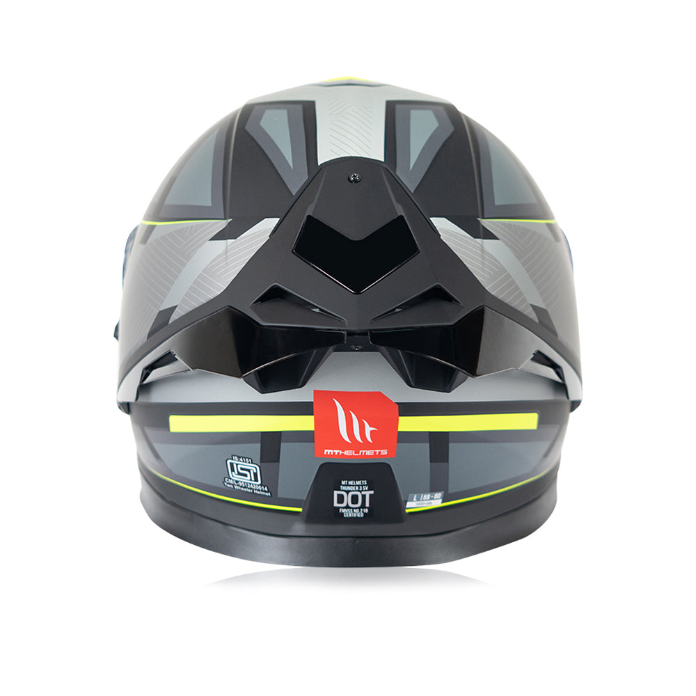 Thunder 3 Sv (Spoiler) Nova B62 - Motorcycle Riding Helmet + Visor (Gloss)