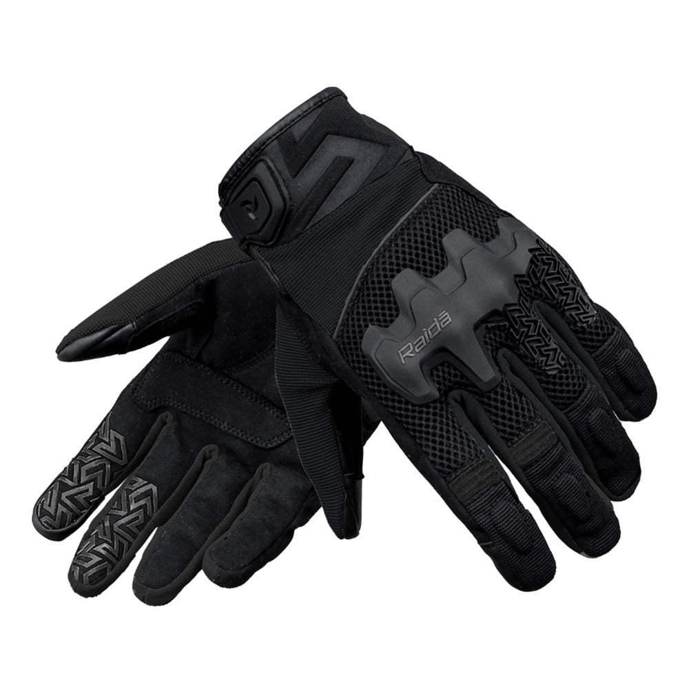 Drift - All Terrain Motorcycle Riding Gloves (Black)