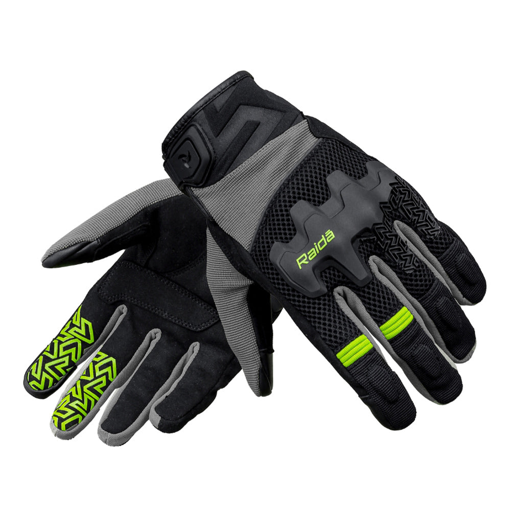 Drift - All Terrain Motorcycle Riding Gloves (Hi-Viz)