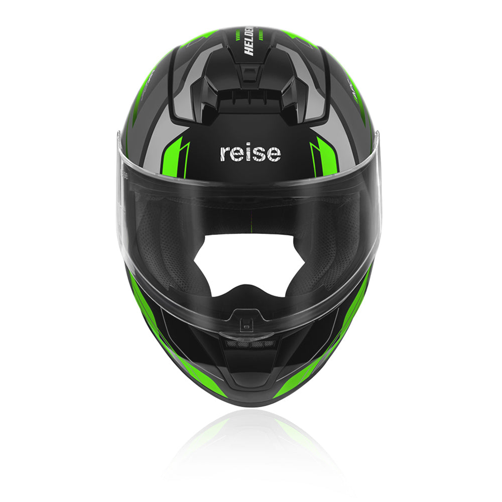 Helden Riding Helmet - Green / Black