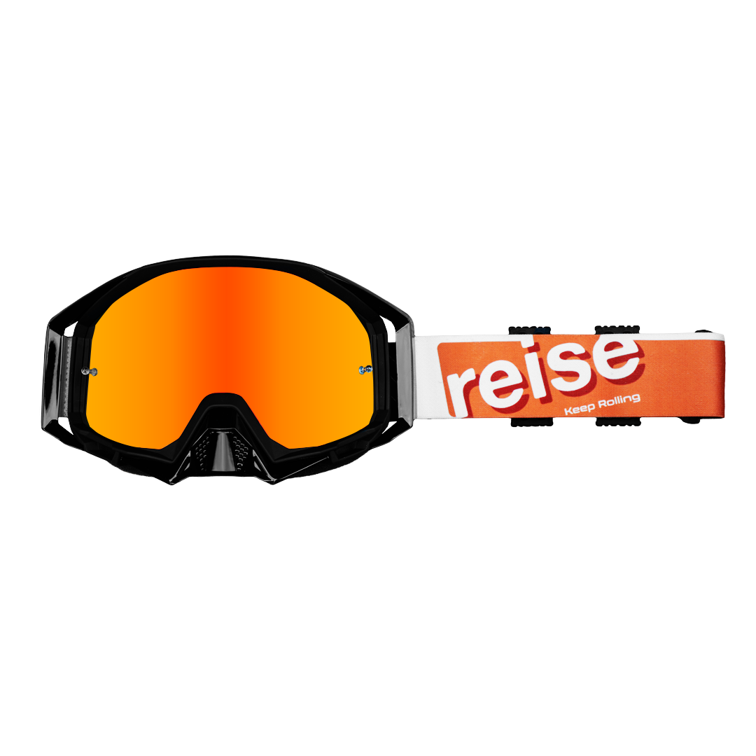 Revver (Revo) MX Goggles - Orange