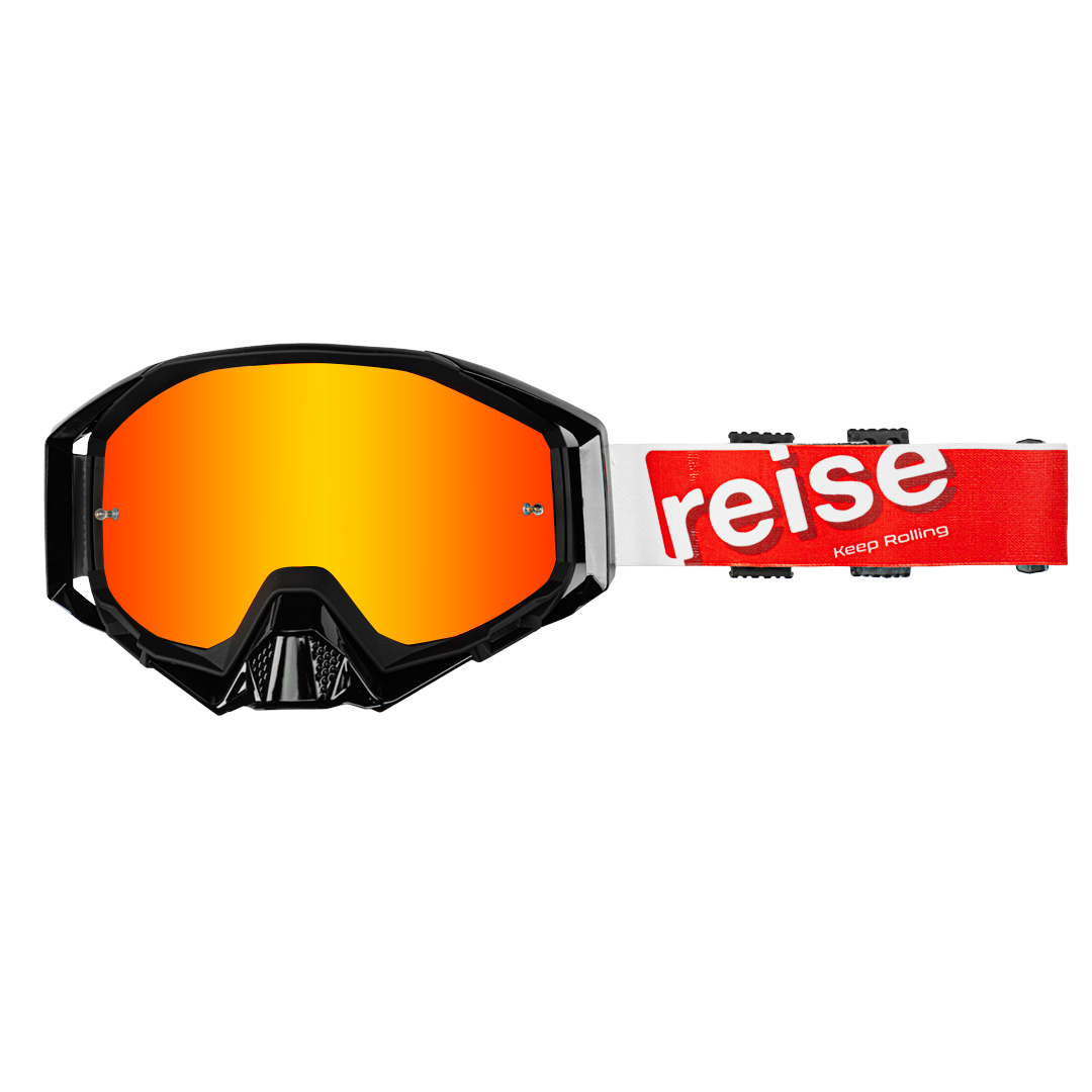 Revver (Revo) MX Goggles - Red