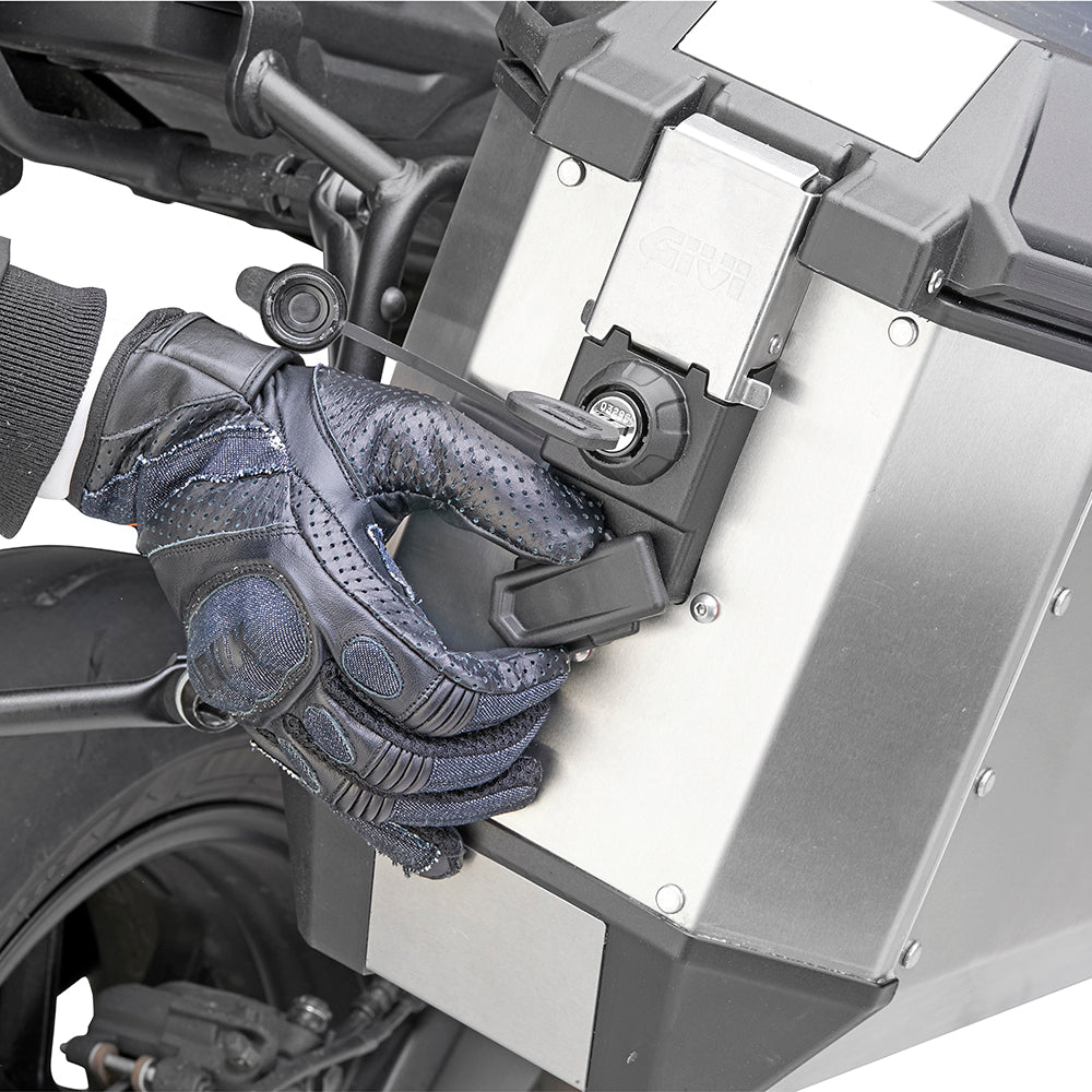 Side Pannier Set - 36L - Motorcycle Side Cases (Silver)
