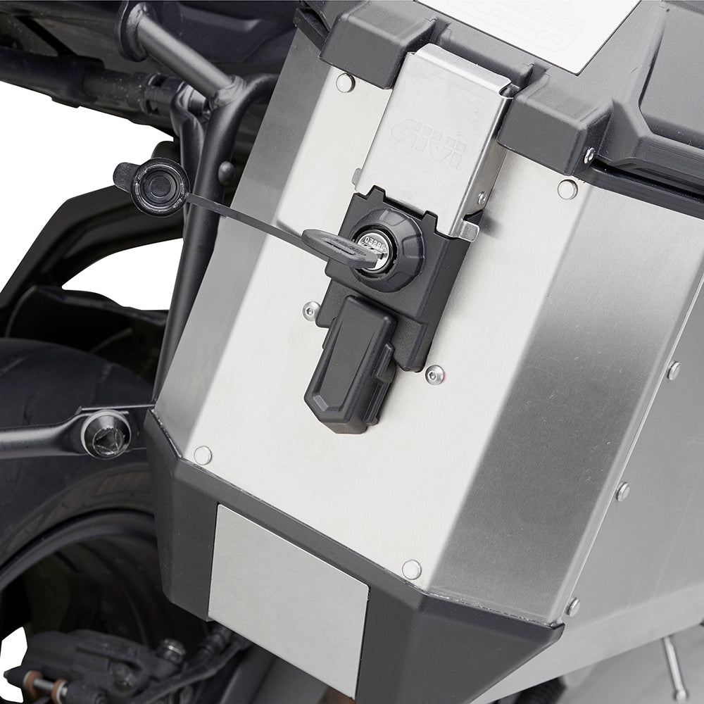 Side Pannier Set - 36L - Motorcycle Side Cases (Silver)