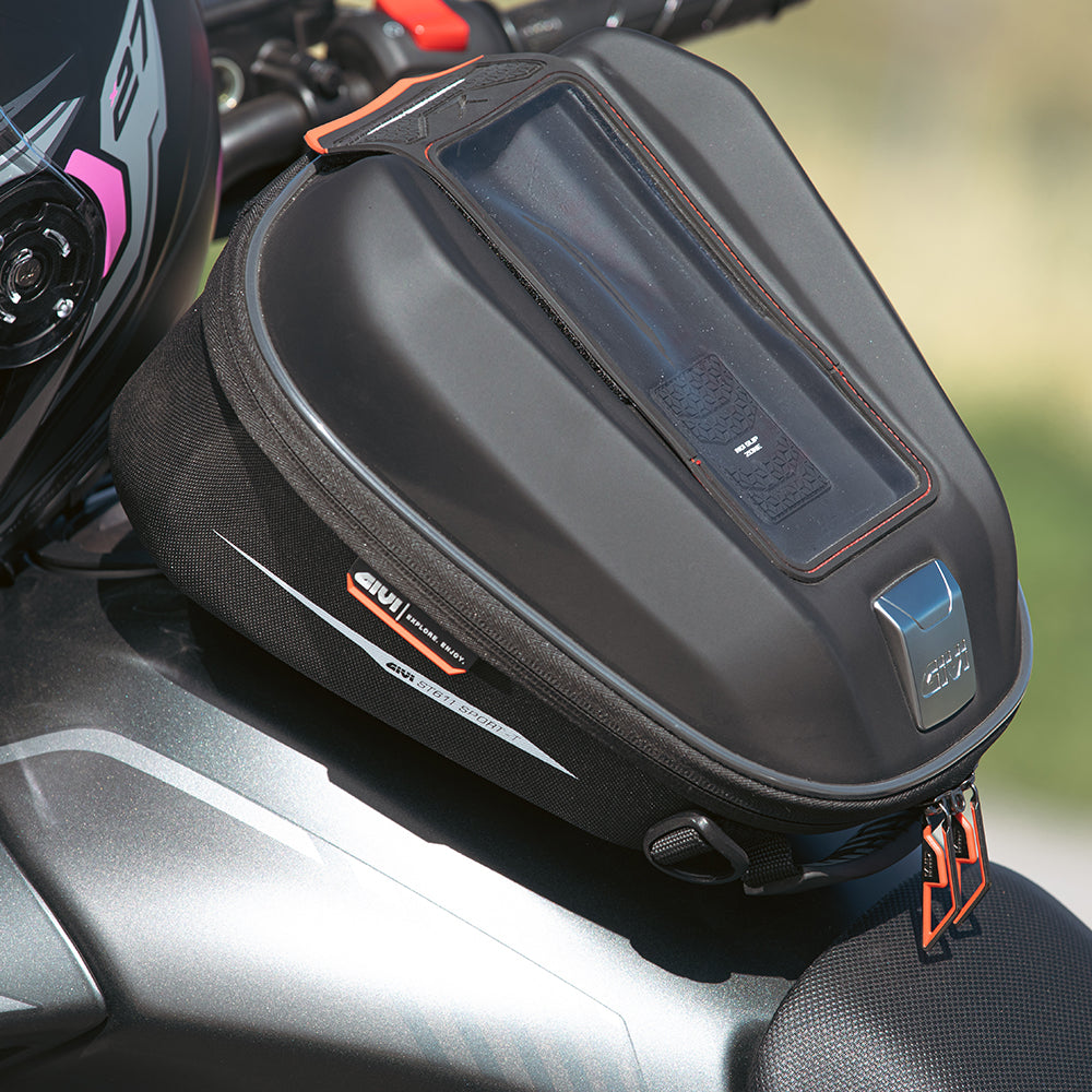 ST602B Tank Bag - 4L - Motorcycle Luggage (Black)