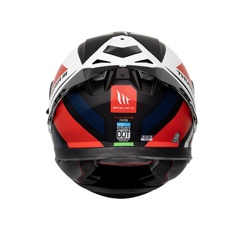 Thunder 3 SV Pro Pulsion - Motorcycle Riding Helmet (Gloss Red/Grey)