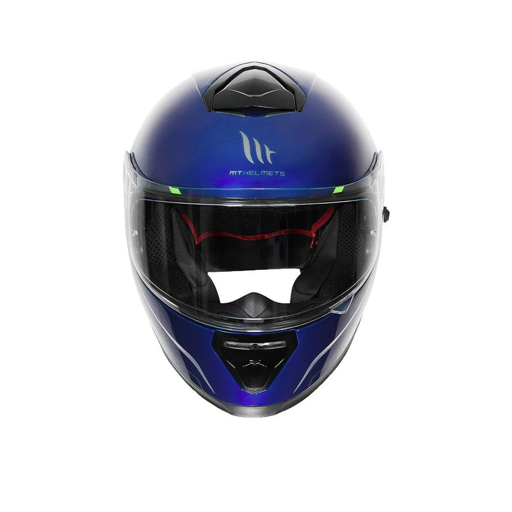 Thunder 3 Pro Solid - Motorcycle Riding Helmet (Gloss Blue)