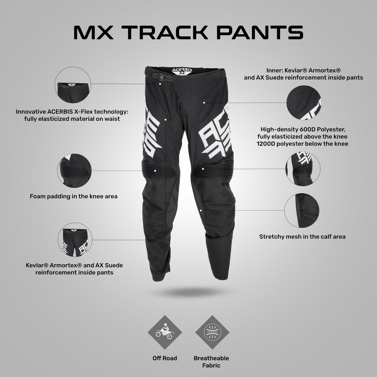 Mx Track Pants - Black