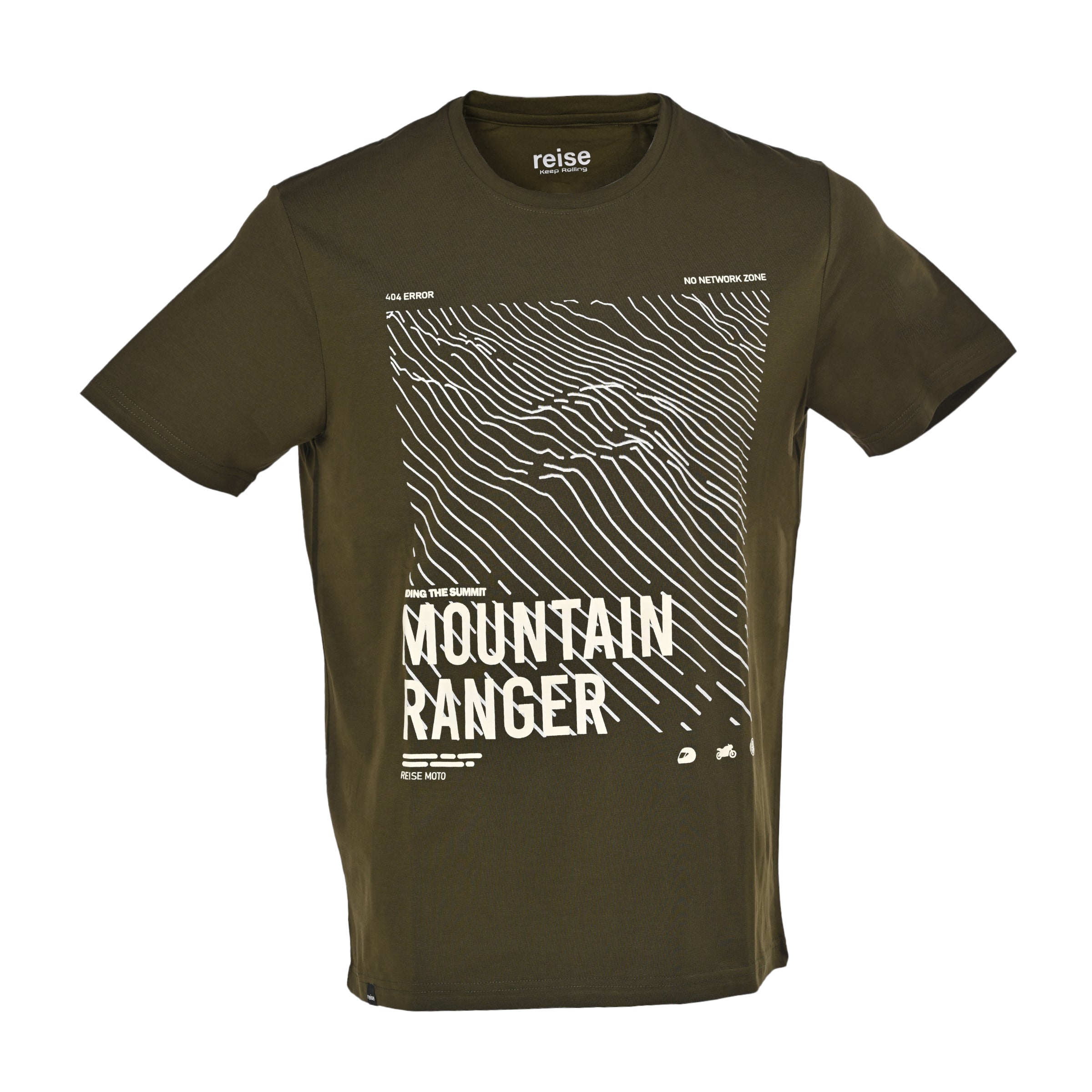 Reise Mountain Ranger Olive T-shirt – Reise Moto