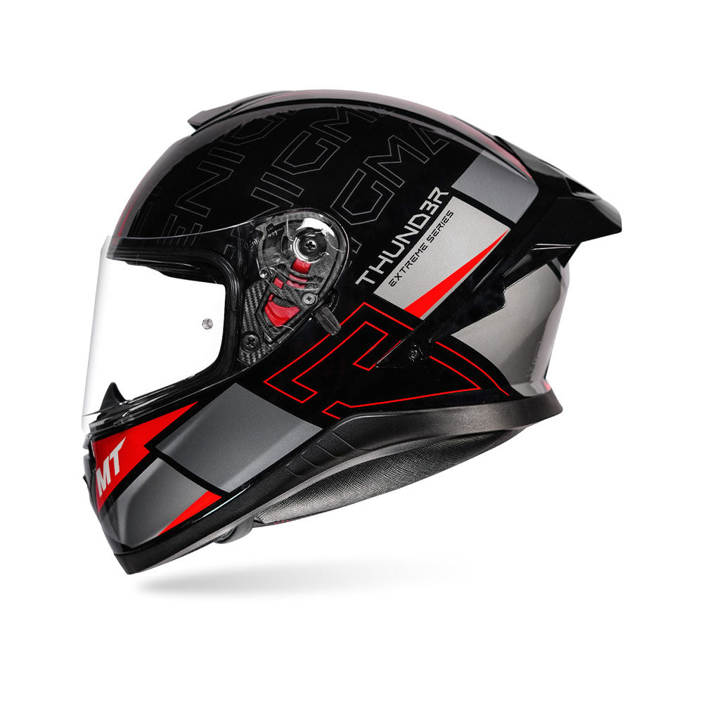 MT Thunder 3 Pro Enigma Gloss Red Helmet – ReiseMoto