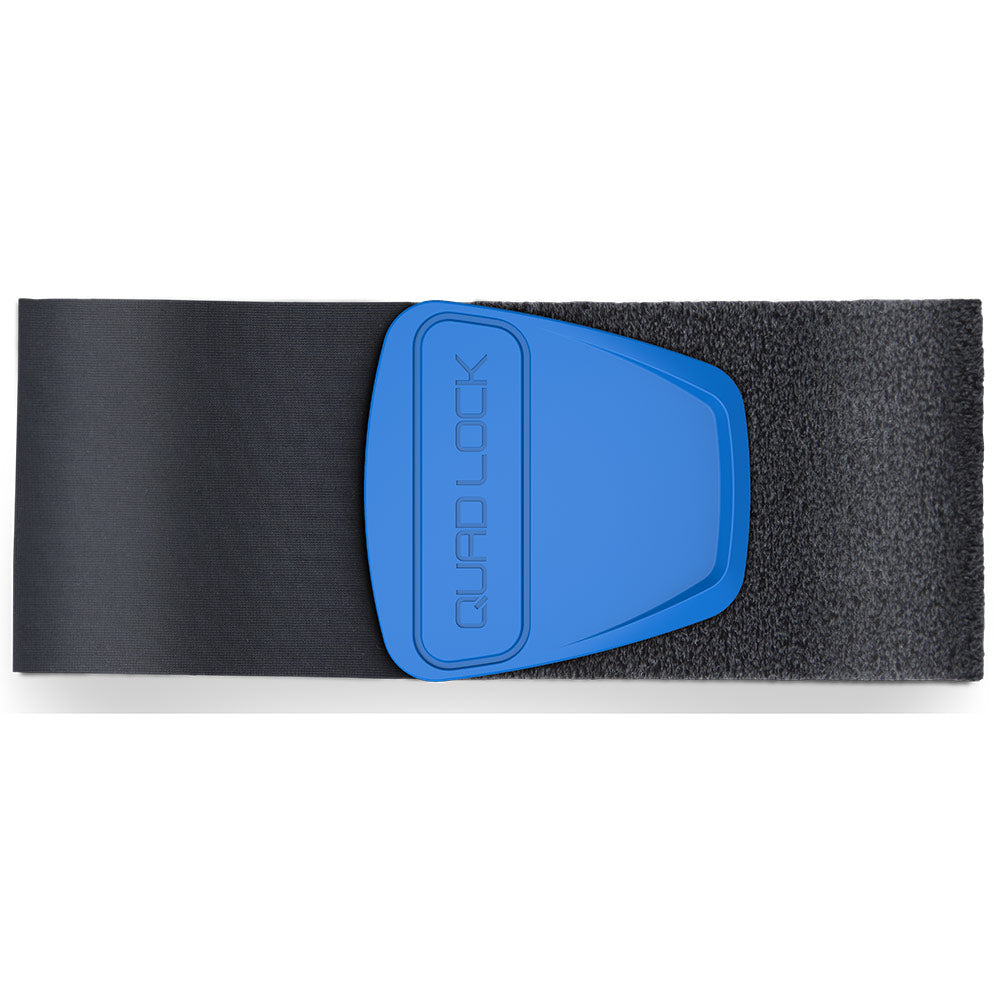 Black armband strap with hook-and-loop backing and blue PROLOGY pad insert