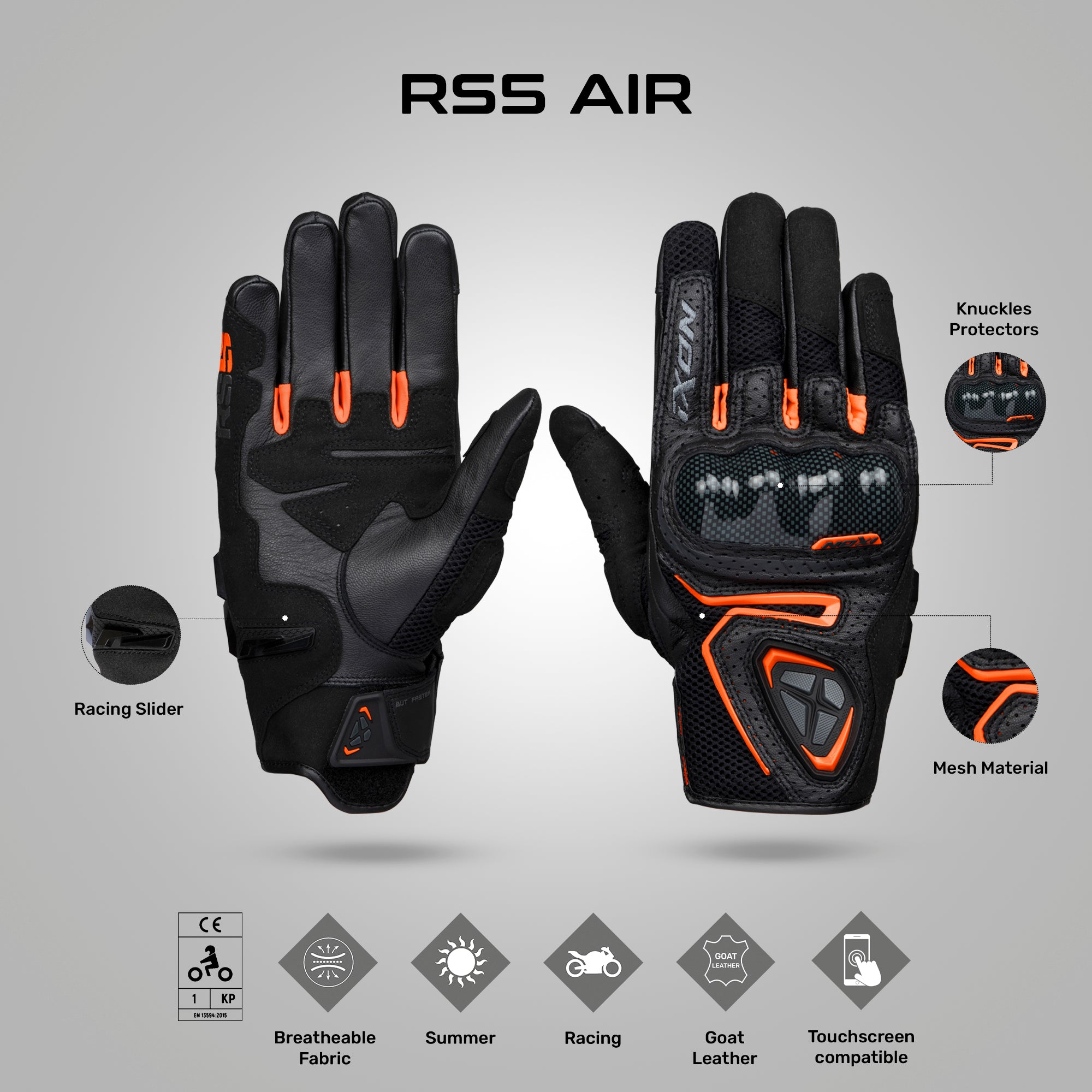 RS5 Air - Summer Riding Gloves