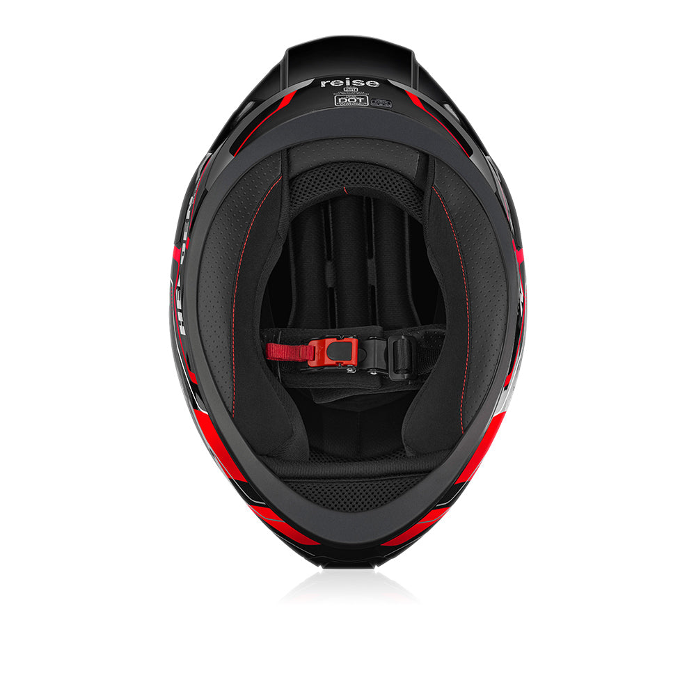Helden Helmet - Red / Black Gloss