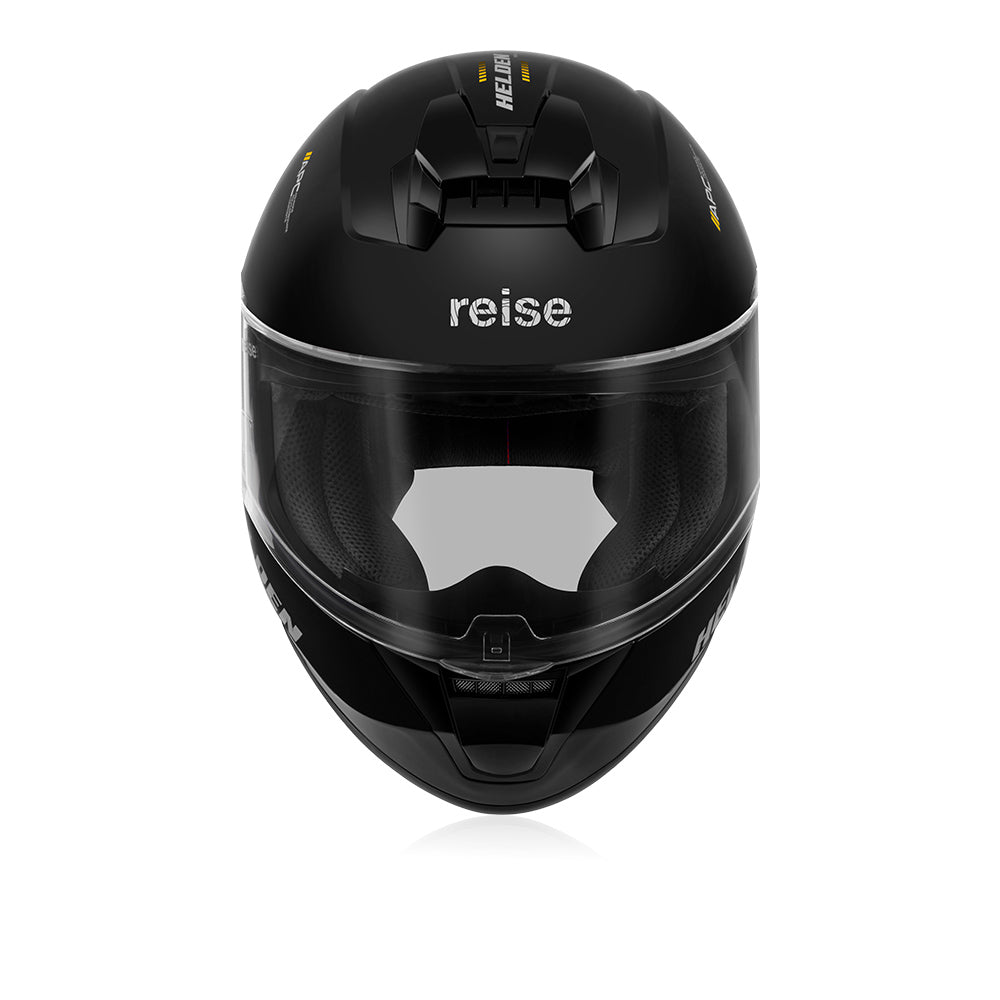 Helden Helmet - Solid Black Gloss