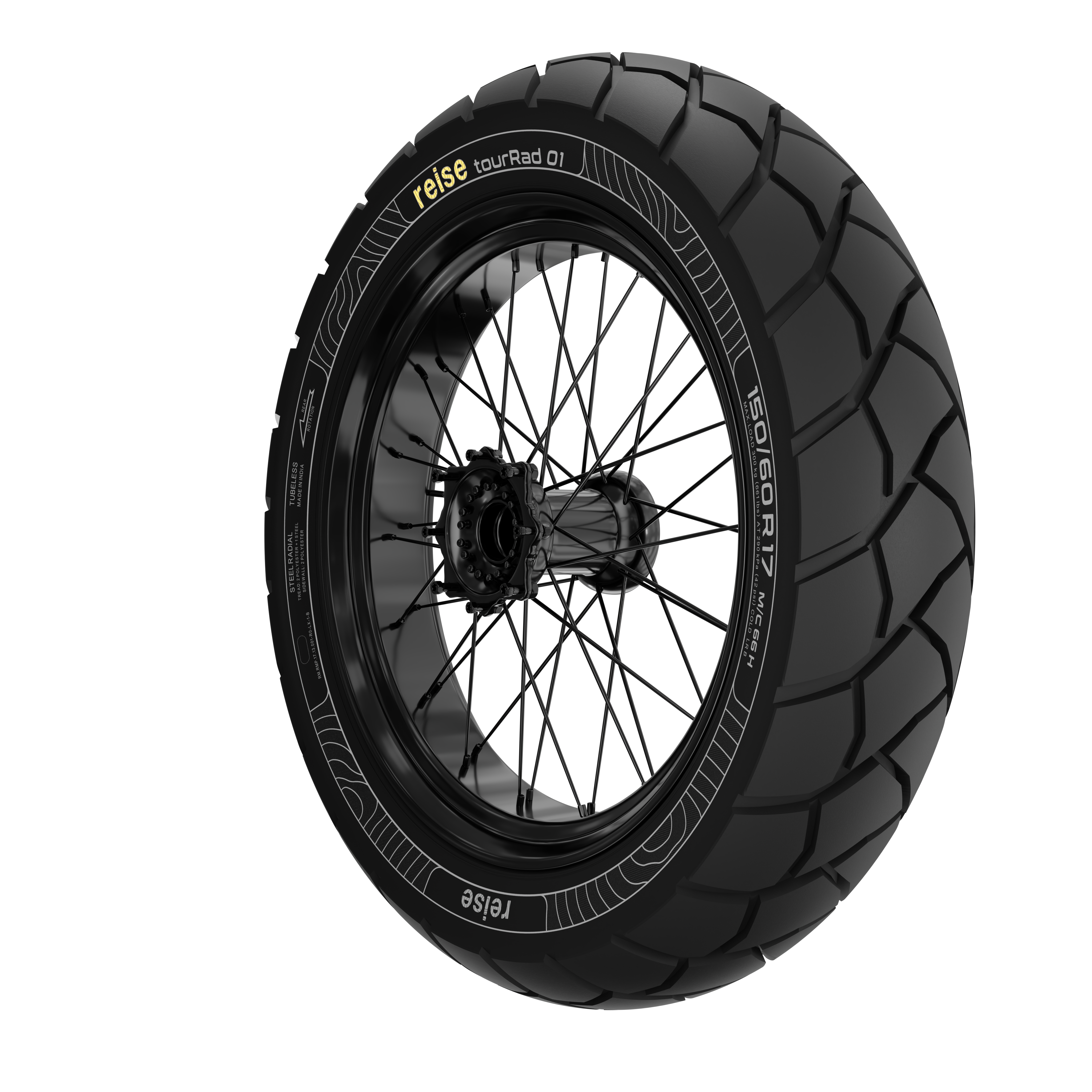 tourRad 01 130/80R17 65H Rear Tubeless Tyre