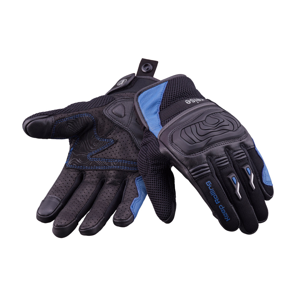 Austra - Urban Motorcycle Riding Gloves (Blue)