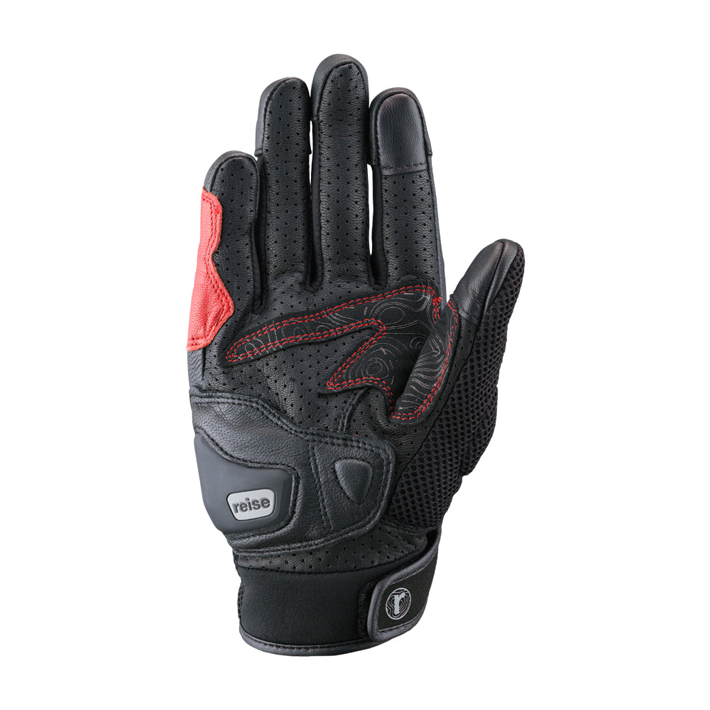 Austra - Urban Motorcycle Riding Gloves (Red)