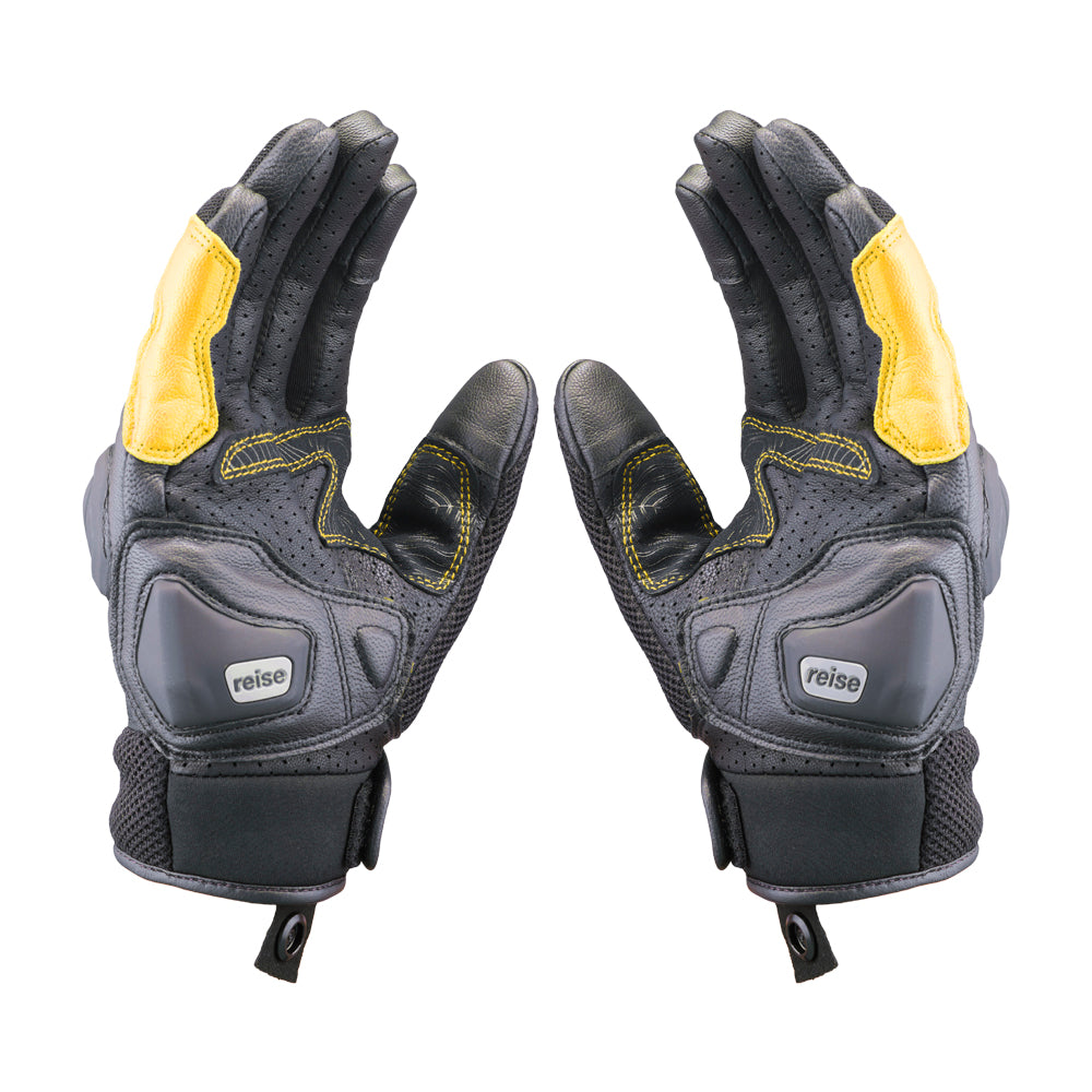 Austra - Urban Motorcycle Riding Gloves (Yellow)