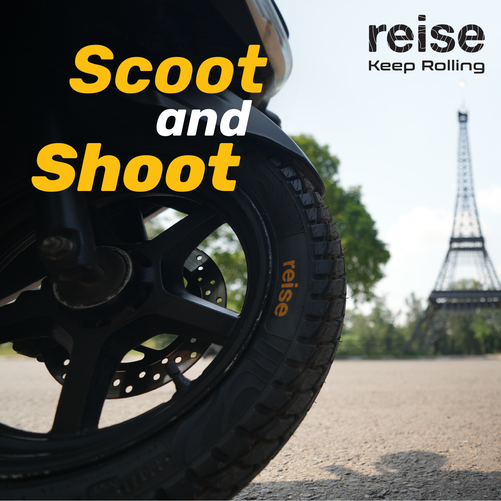 tripR 01 110/80-12 61L Front/Rear Tubeless Tyre