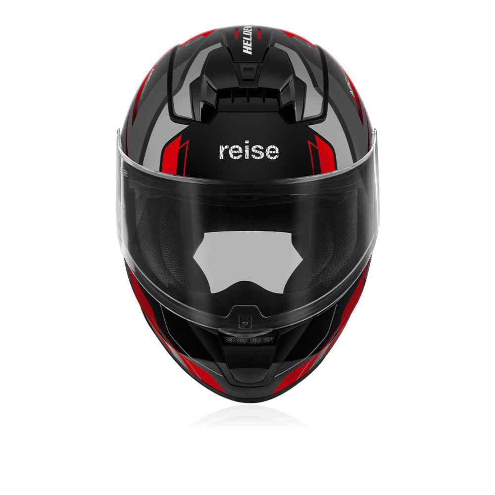 Helden Helmet - Red / Black Gloss
