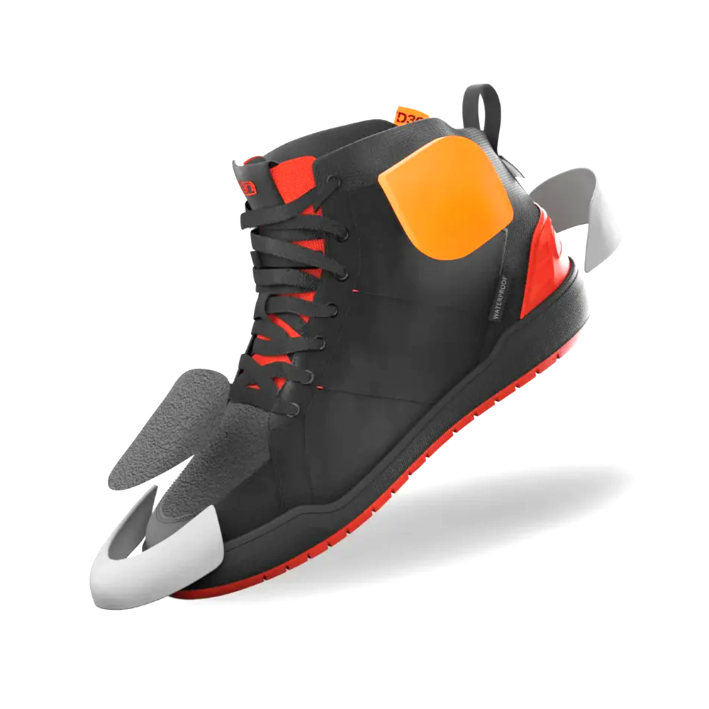 Scout D3O & Waterproof Riding Boots - Red