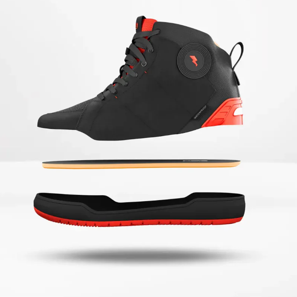 Scout D3O & Waterproof Riding Boots - Red