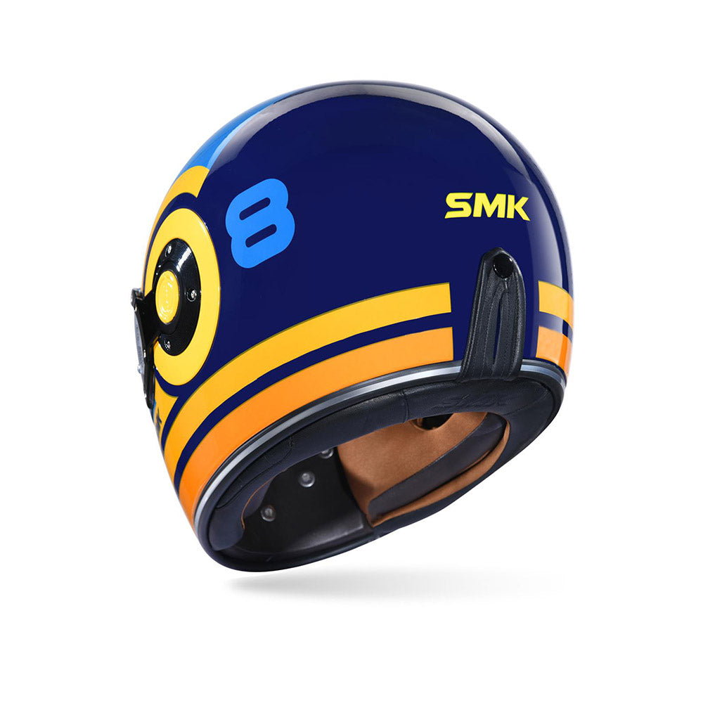 Retro Ranko - Motorcycle Riding Helmet (Gloss Yellow)