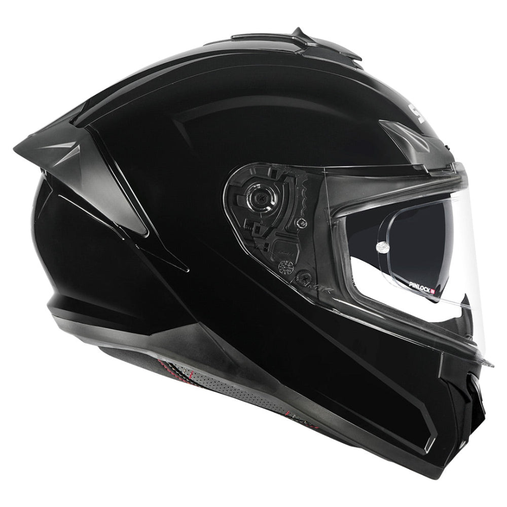 Typhoon Solid - Motorcycle Riding Helmet (Gloss Black)