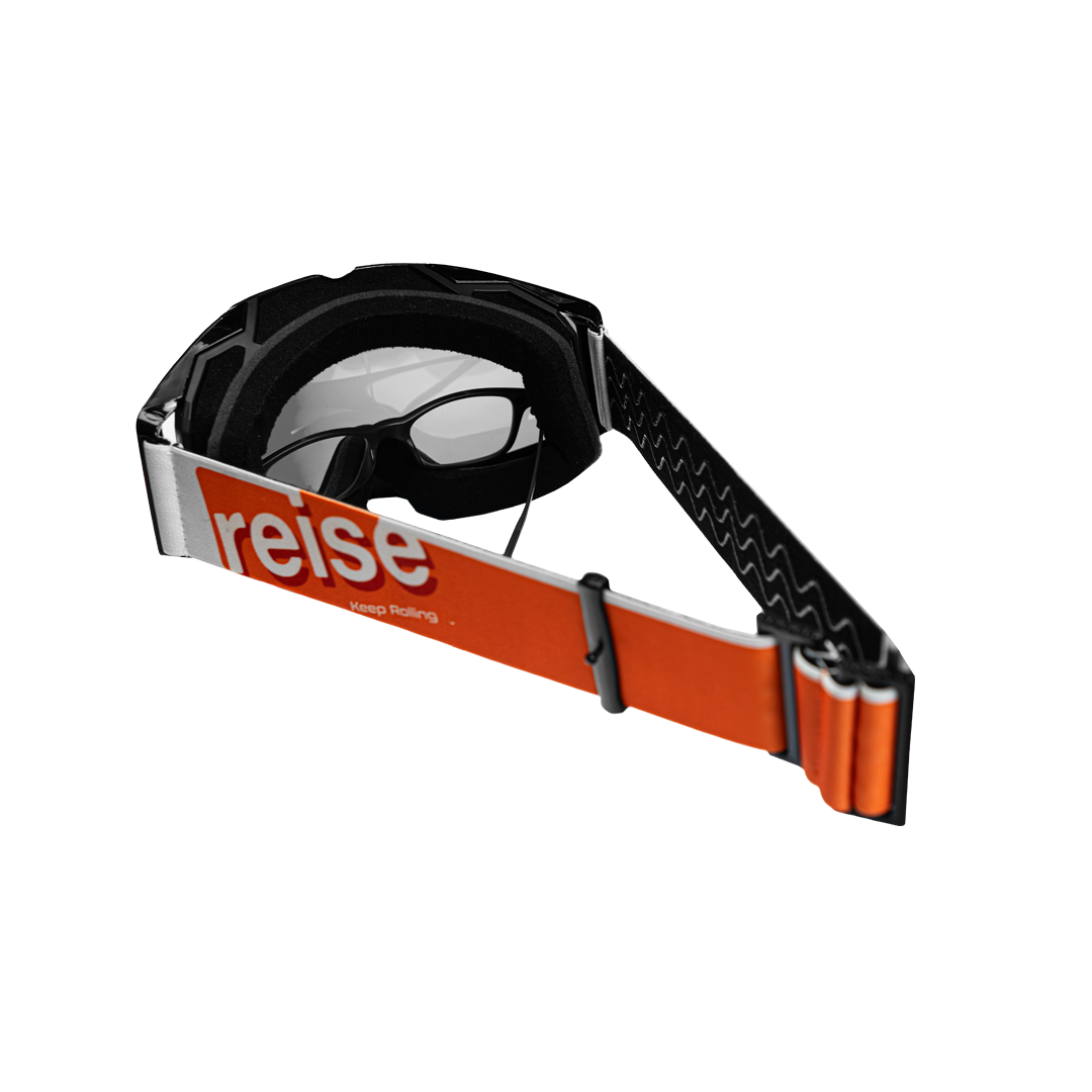 Revver (Revo) - Anti Fog & Anti Scratch MX Goggles (Orange)