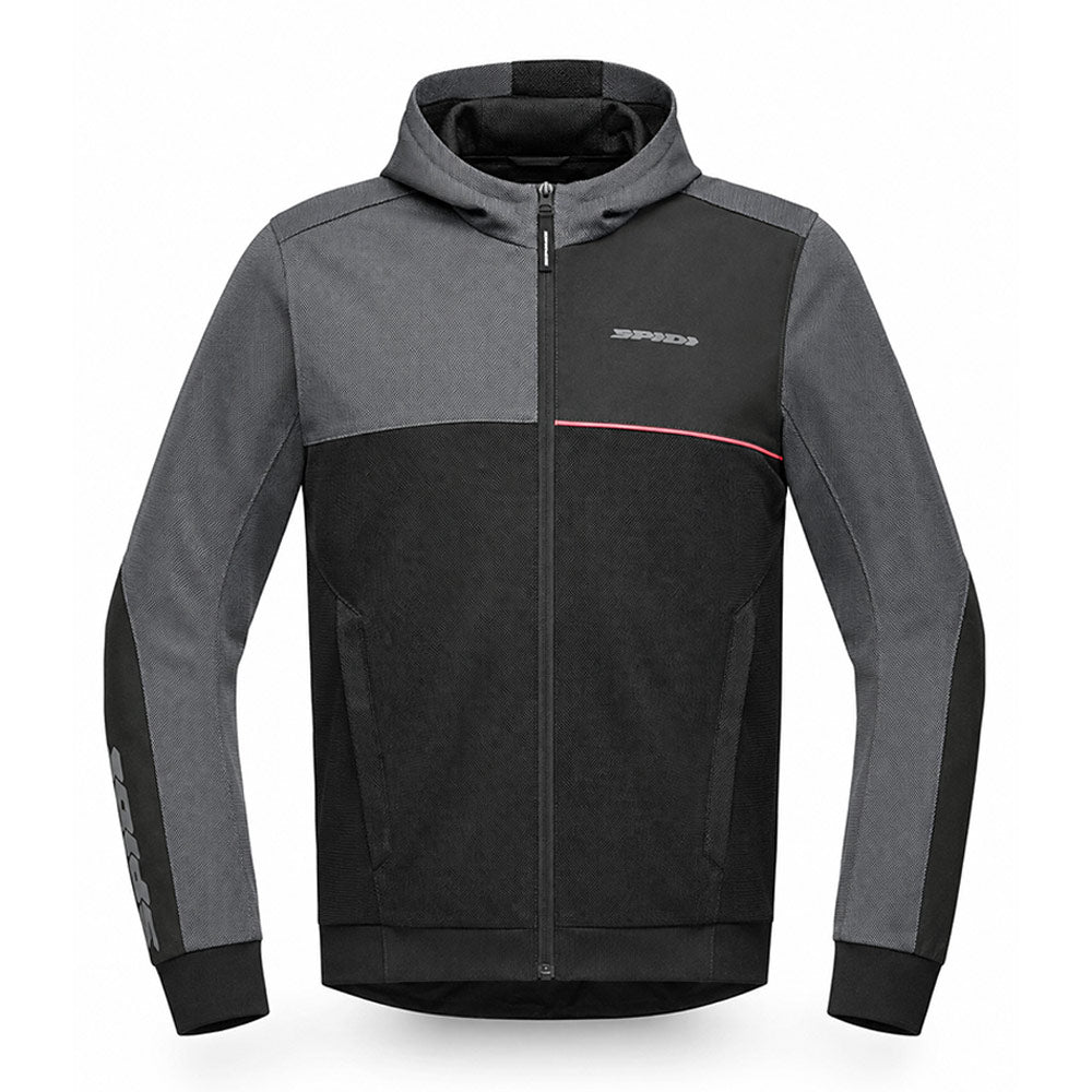 Hoodie Net - Ultra-Breathable Riding Jacket (Black/Grey)
