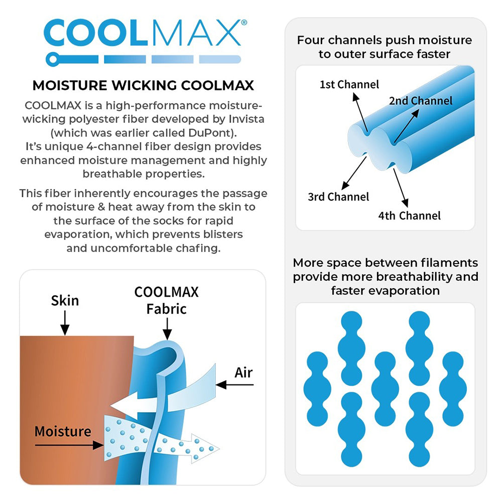 Randy Sun – Waterproof Socks Knee High X-217 - Grey