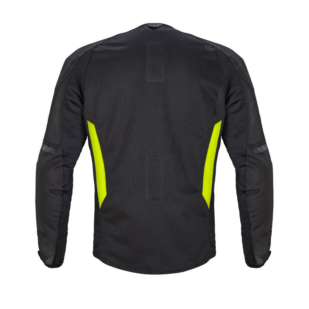Super Net Jacket - Black Yellow