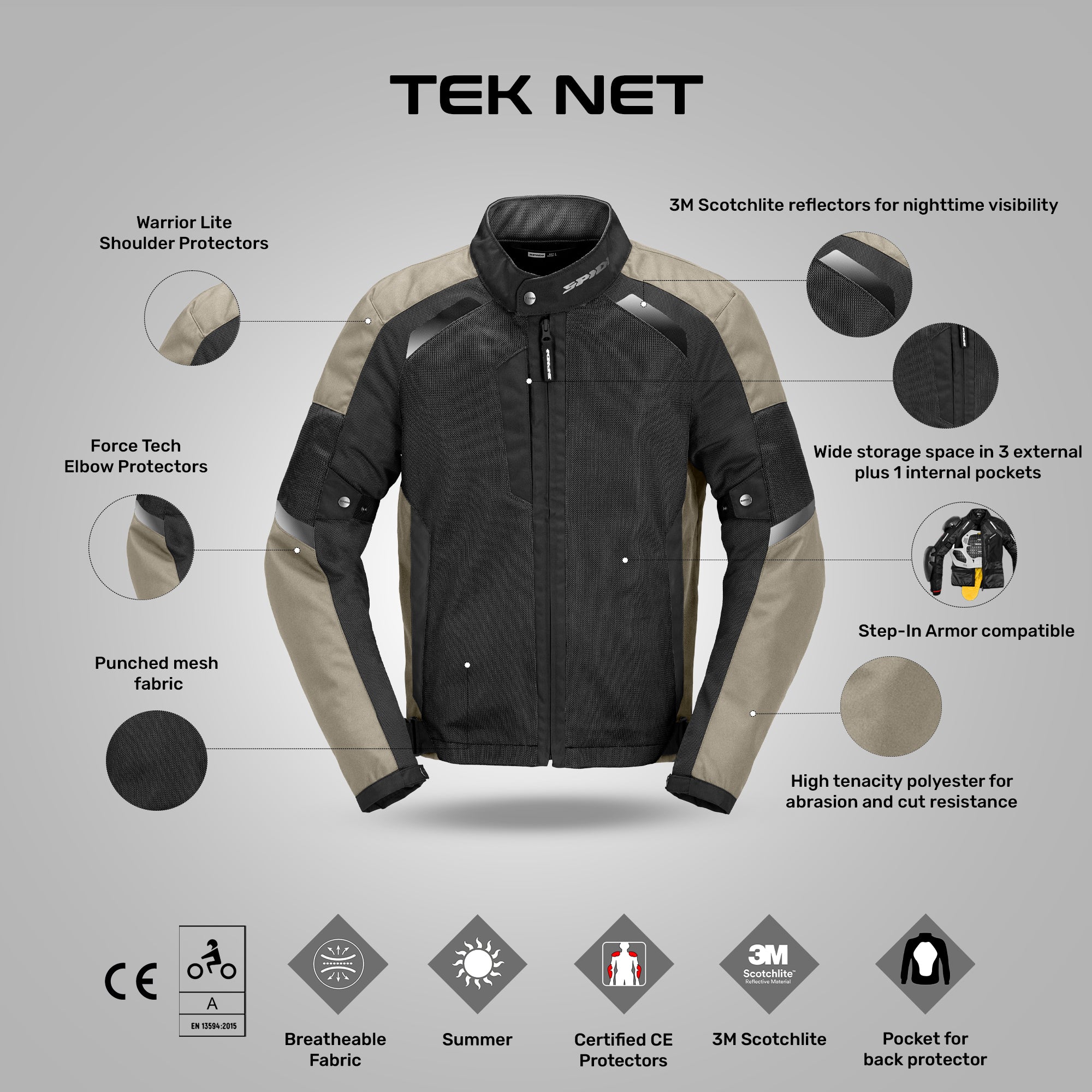 Tek Net Jacket - Sand