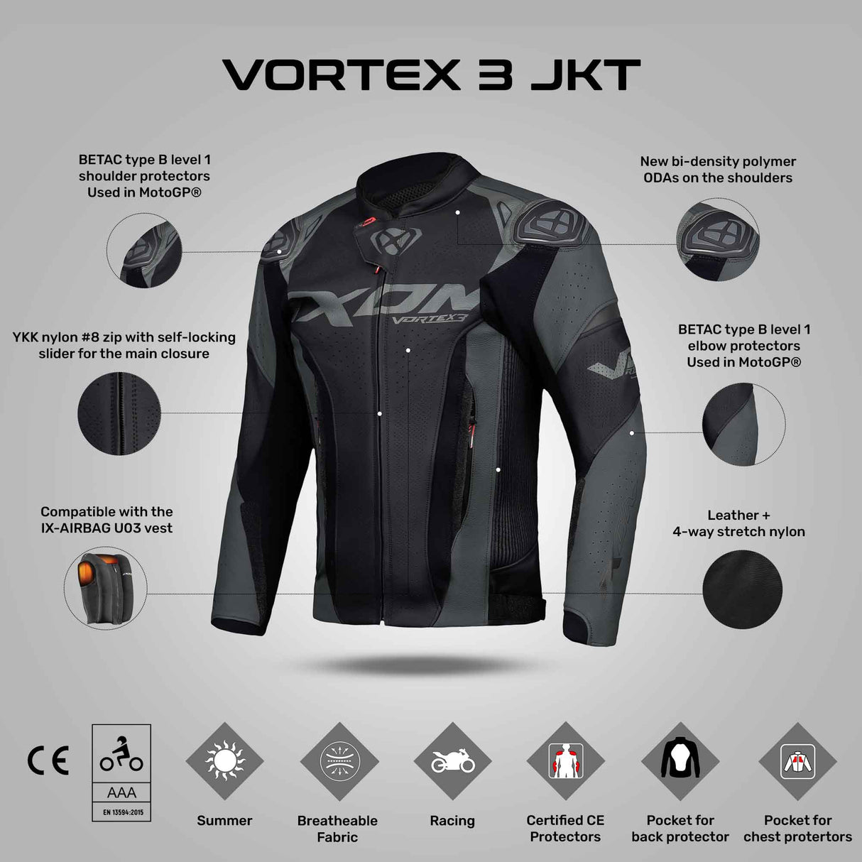 Vortex 3 JK - Black