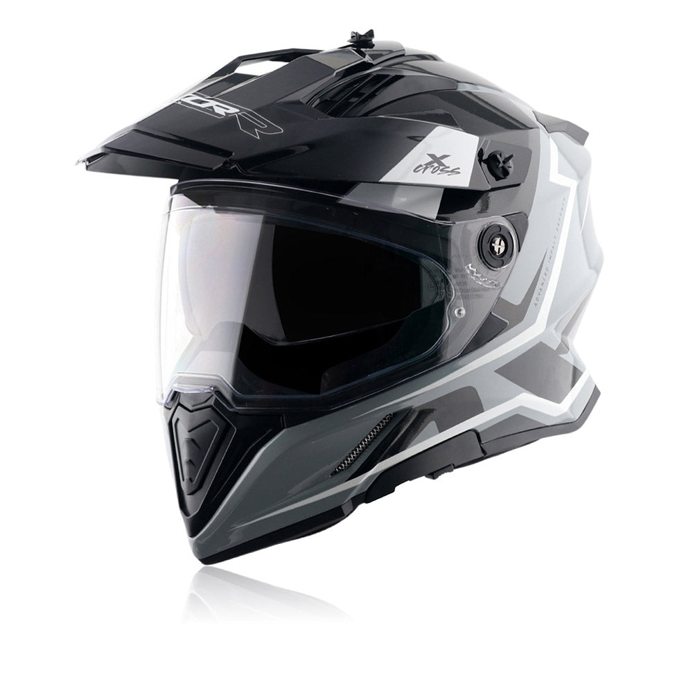 X-Cross Dual Visor Flagstaff - Nardo Grey Black
