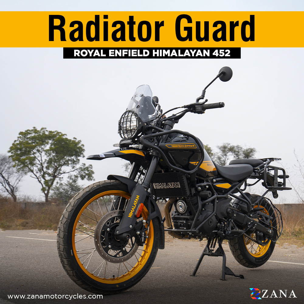 RADIATOR GUARD BLACK FOR HIMALAYAN 450