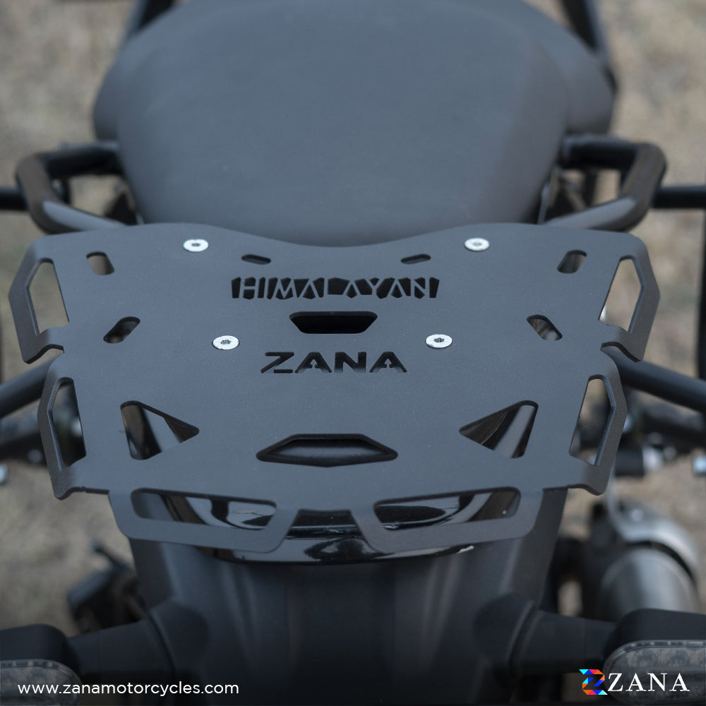 TOP RACK PLATE BLACK FOR HIMALAYAN 450 MS