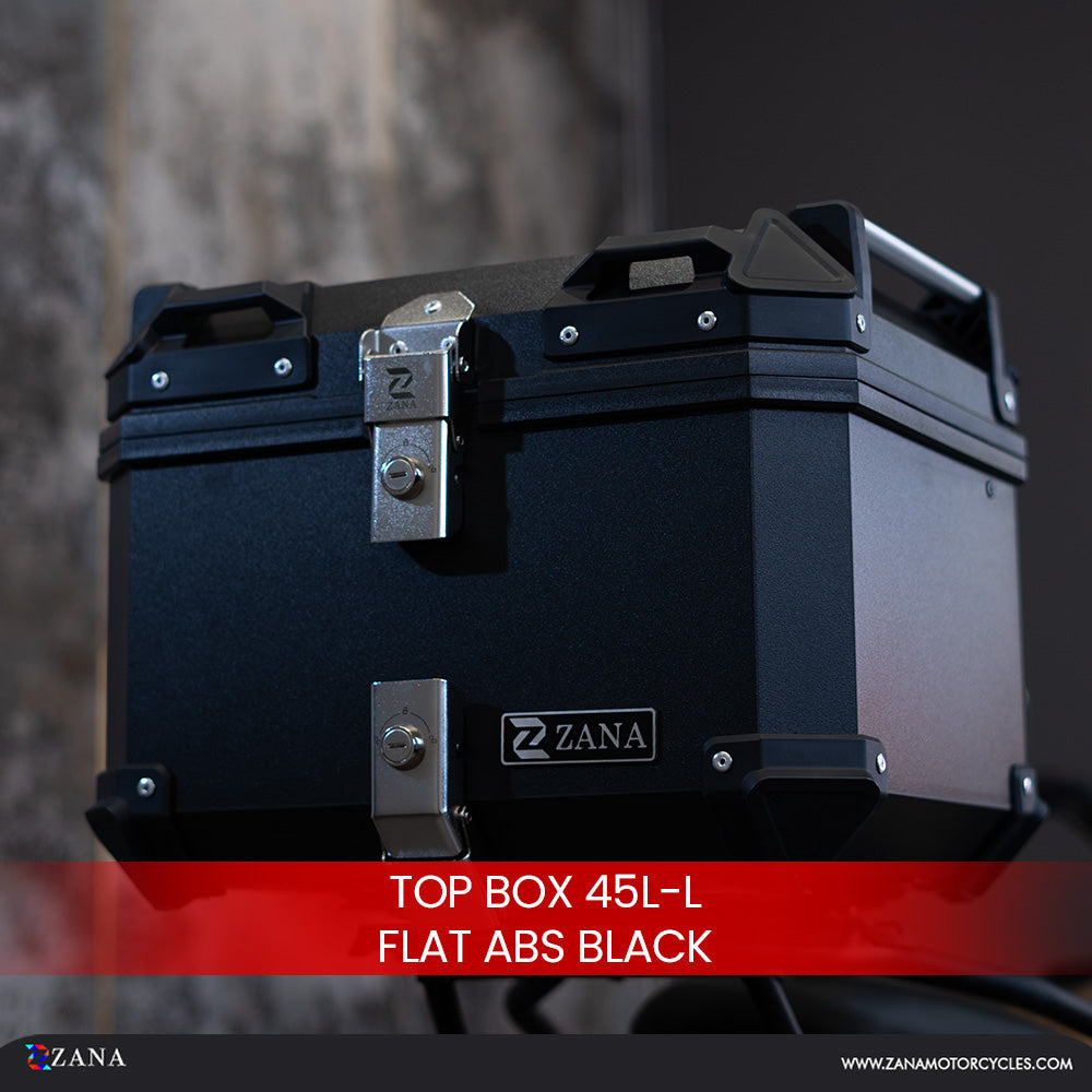 TOP BOX 45L-L FLAT ABS BLACK