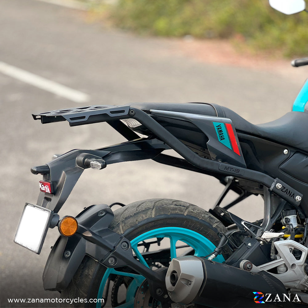 TOP RACK WITH PLATE FOR YAMAHA MT 15