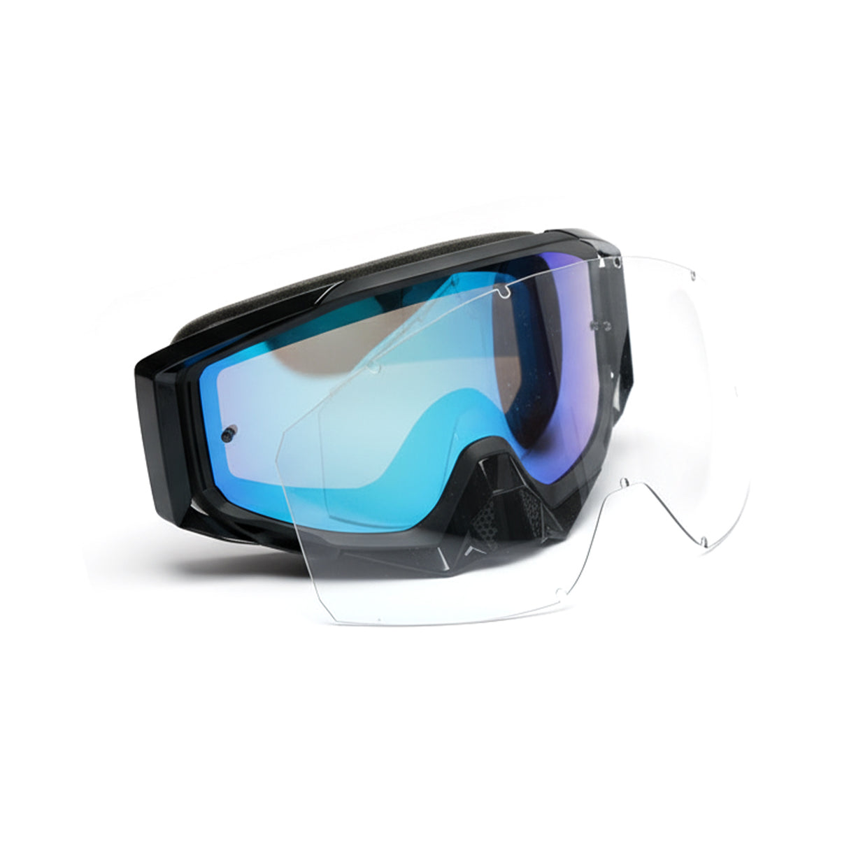 Revver MX Goggles - Black