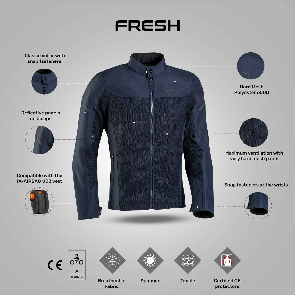 Fresh Jacket - Navy