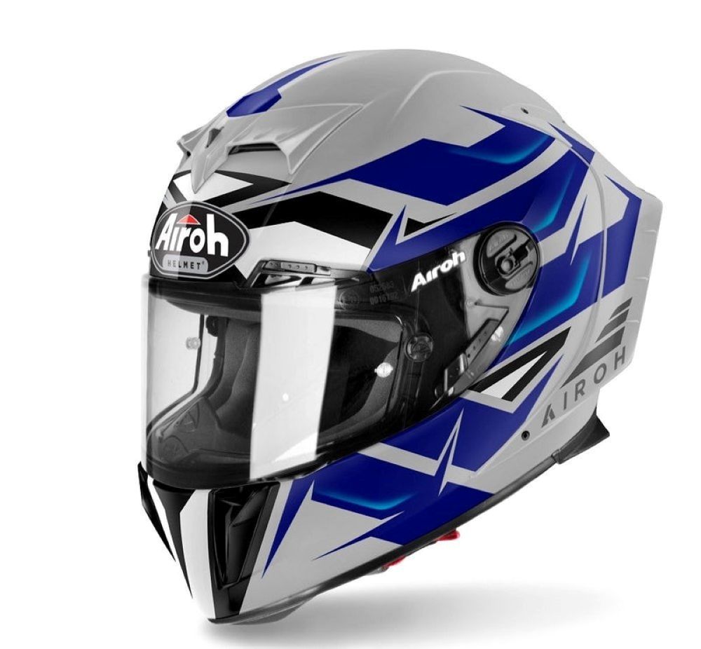 Airoh GP 550 S Wander Helmet | Gloss Blue – Reise Moto